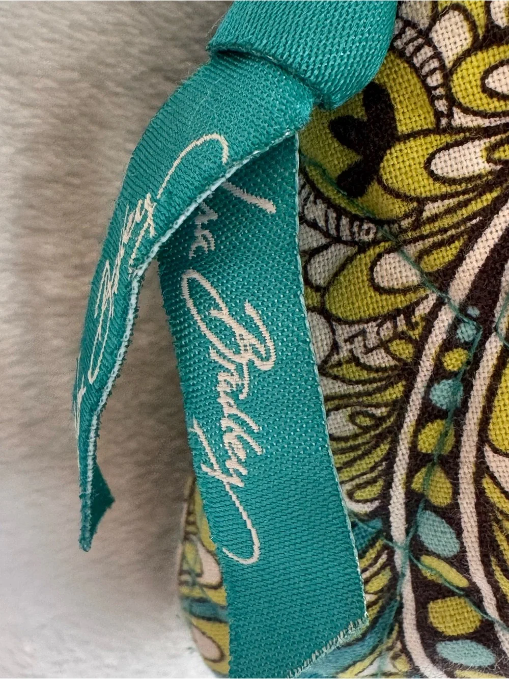 Vera Bradley Lola Small Bowler Satchel Peacock Retired Pattern Handbag